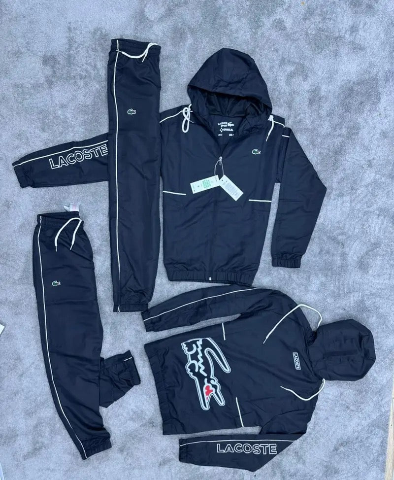 Conjunto Lacoste Negro