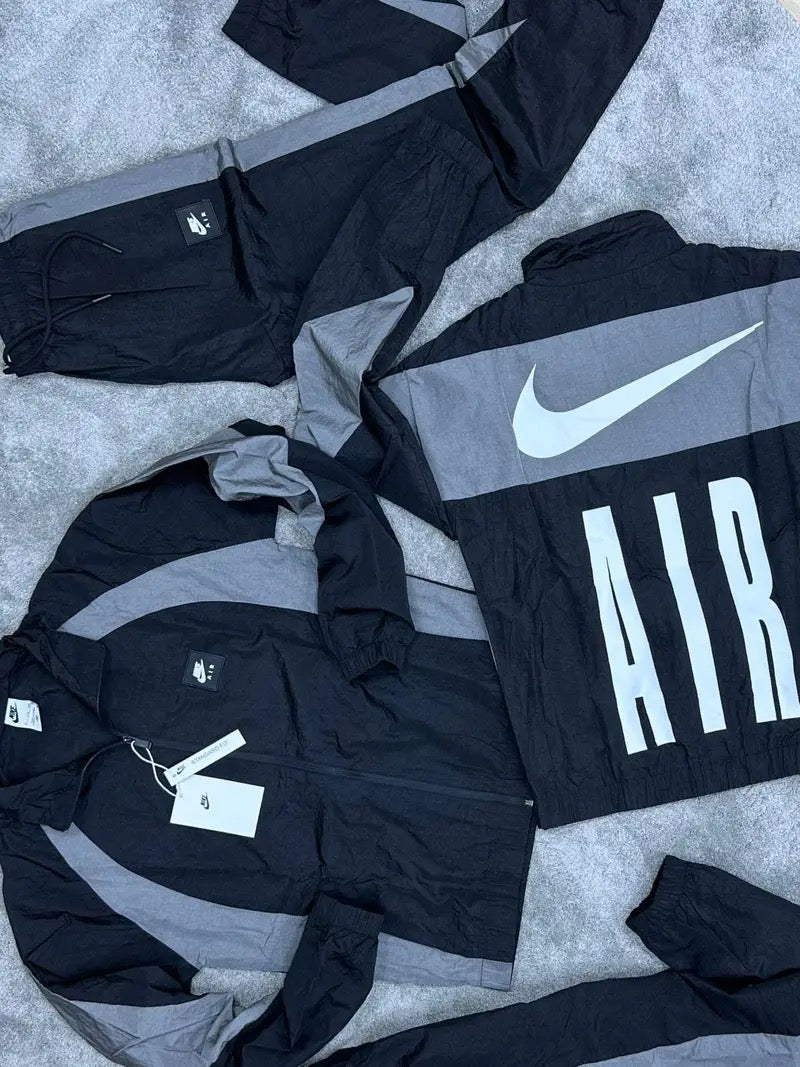 Conjunto Nike Air Negro y Gris
