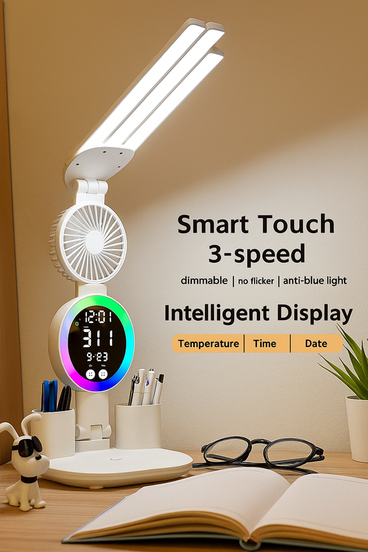 Lámpara de escritorio LED inteligente con control táctil