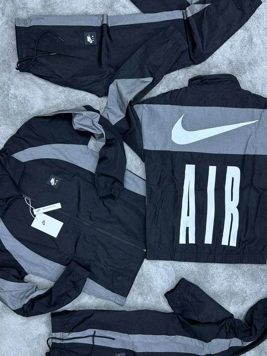 Conjunto Nike Air Negro y Gris