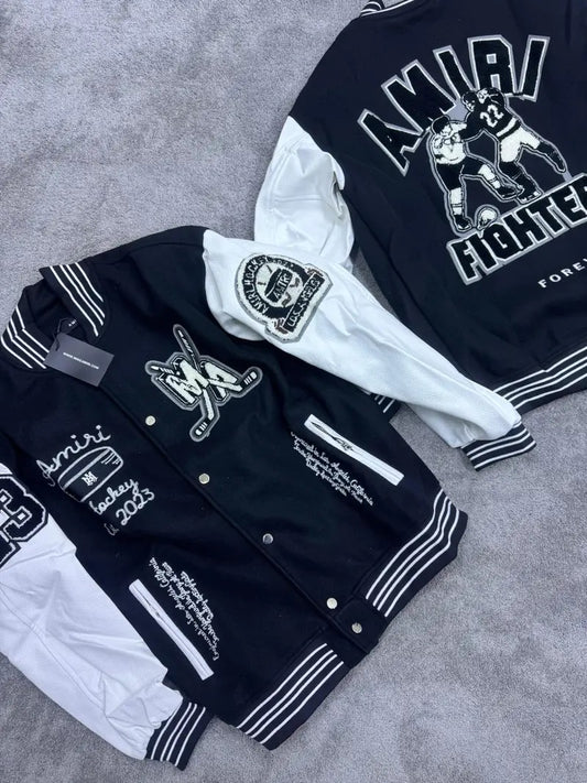 Chaqueta Amiri Negro y Blanco
