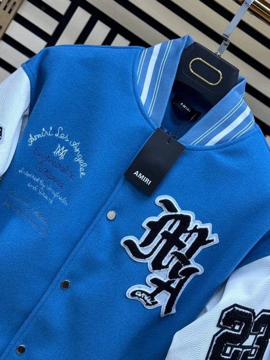 Chaqueta Amiri Azul y Blanco