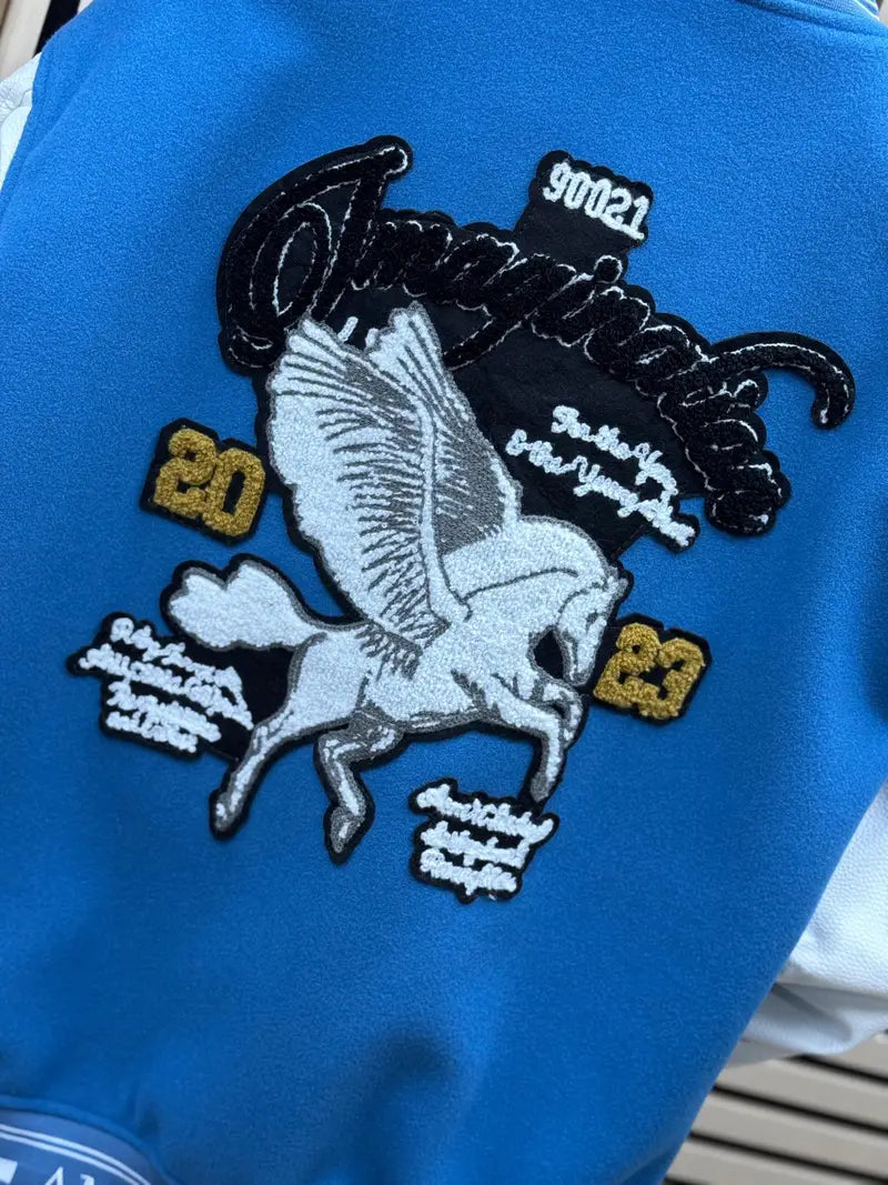 Chaqueta Amiri Azul y Blanco