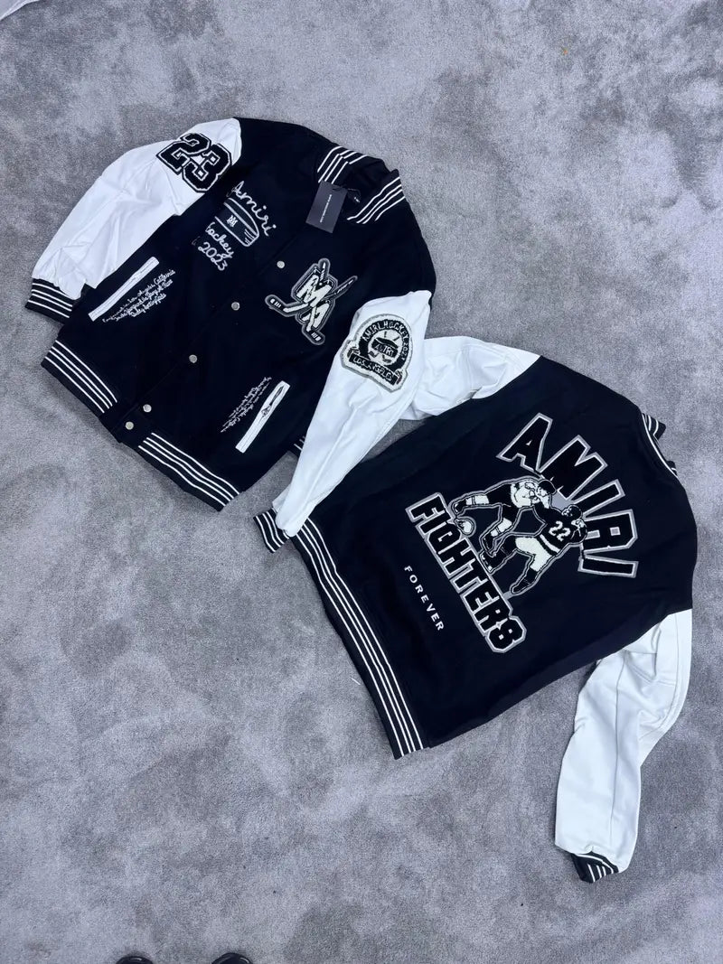 Chaqueta Amiri Negro y Blanco