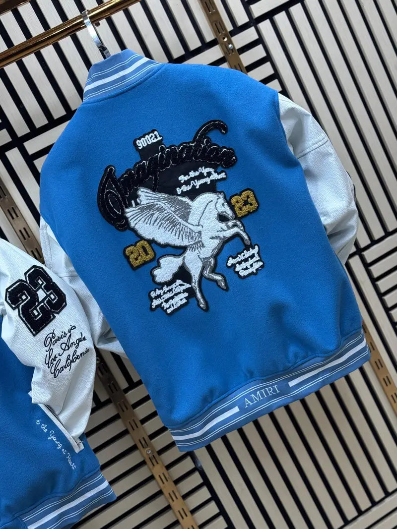 Chaqueta Amiri Azul y Blanco